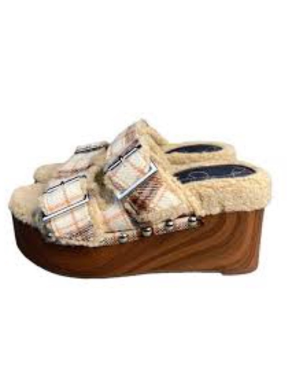 Jessica Simpson Cyriss Faux Shearling Platform
Slide Sandals, sz 9.5